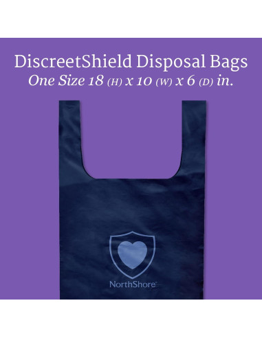 Bolsas de Desecho NorthShore DiscreetShield 75 Unidades Aroma Fresco