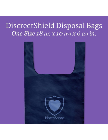 Bolsas de Desecho NorthShore DiscreetShield 75 Unidades Aroma Fresco