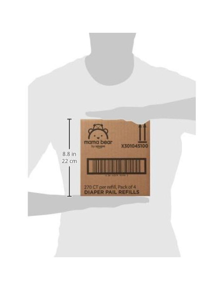 Recargas Cubo Pañales Mama Bear para Diaper Genie - 1080 Pañales