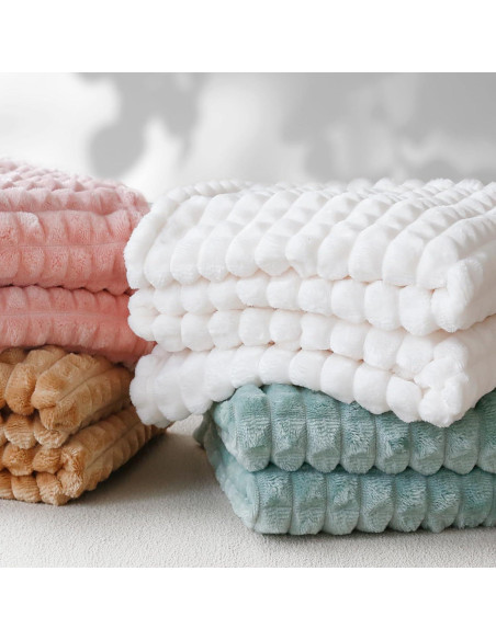 Manta de Franela 3D HOMRITAR Verde Salvia 76x102 cm Unisex