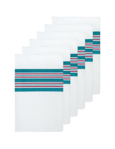 Manta de Recepción Lenenz 100% Algodón 76x102 cm Rosa Teal 2