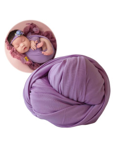 Envoltura de Fotografía para Recién Nacidos Zeroest Púrpura