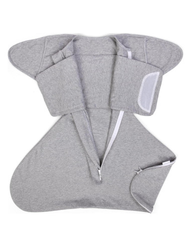 Saco de Sueño Mikccer para Bebés 0-3 meses Gris