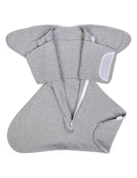 Saco de Sueño Mikccer para Bebés 0-3 meses Gris