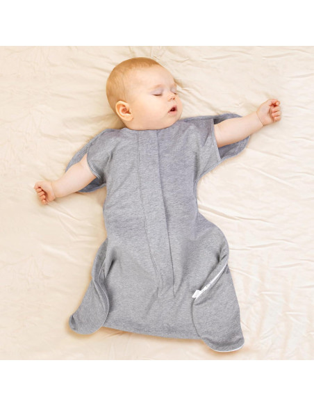 Saco de Sueño Mikccer para Bebés 0-3 meses Gris