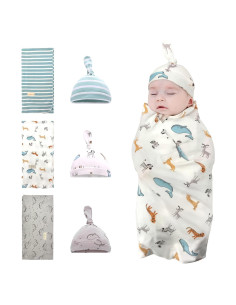 Conjunto de Manta y Sombrero LAT LEE AND TOWN 100% Algodón