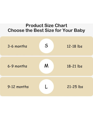 Saco de Sueño de Algodón Exzzzllent 6-9 Meses Hipoalergénico