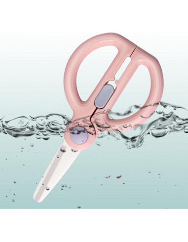 Tijeras de Cerámica DAMPEN para Bebés - Cortador Seguro Verde