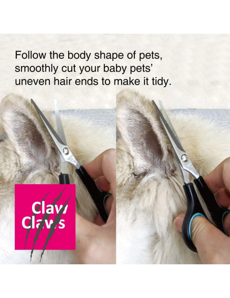 Tijeras de Aseo para Mascotas Claw Claws 15 cm Punta Redonda