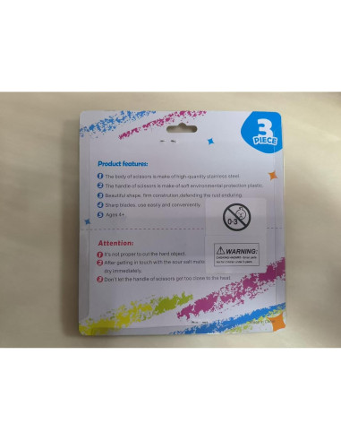 Tijeras de seguridad para niños Vutyvve - Set 3 piezas