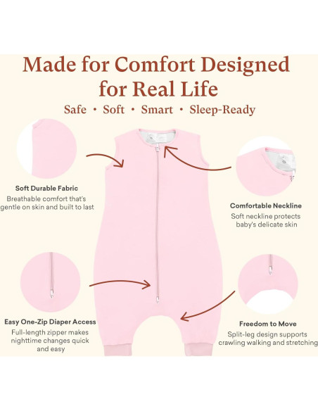 Saco de Sueño con Pies Littogoose 1.0 TOG Bebé 2T-3T