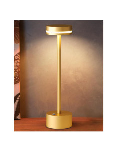 Lámpara de Mesa Inalámbrica LED FUNTAPHANTA Dorada 4000mAh