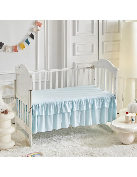 Juego de Ropa de Cuna UOZZI BEDDING 3 Piezas Azul Boho