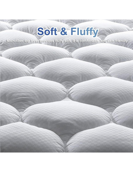 Almohadilla de Colchón Twin MATBEBY 99x191 cm Transpirable