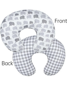 Almohada de Lactancia KLWJFK con Funda Suave 57x46 cm 2