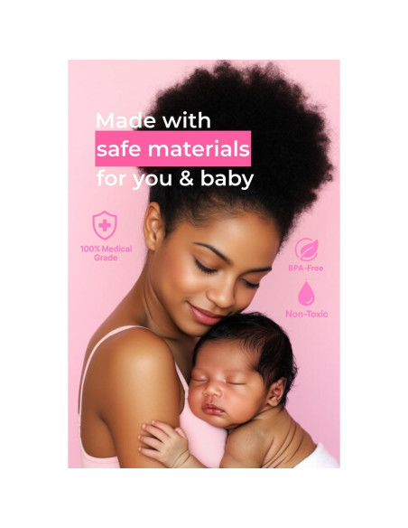 Botella Peri Neomed 12.2 oz Rosa Bebé para Cuidado Postparto