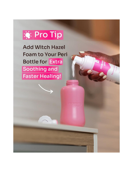 Botella Peri Neomed 12.2 oz Rosa Bebé para Cuidado Postparto