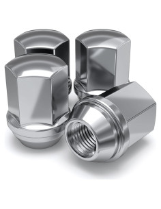 Tuerca de Rueda White Knight 9/16"-18 para Dodge y Ram - Paquete de 4