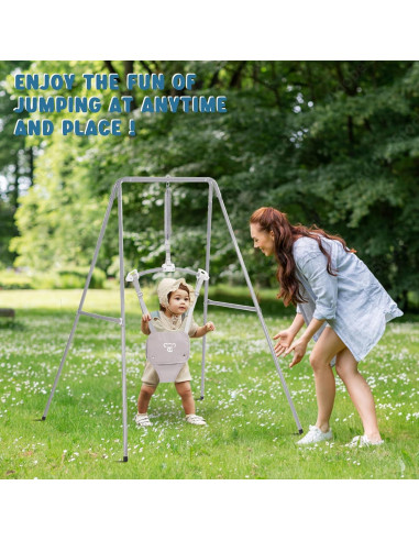 Saltador para Bebé G Taleco Gear Gris - Ejercitador 6-24 Meses