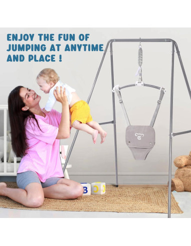 Saltador para Bebé G Taleco Gear Gris - Ejercitador 6-24 Meses