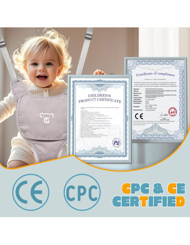 Saltador para Bebé G Taleco Gear Gris - Ejercitador 6-24 Meses