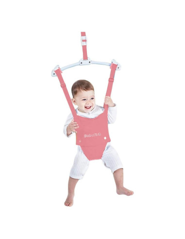 Conjunto de Saltadores y Columpios para Bebés Rosa - 6 a 24 Meses