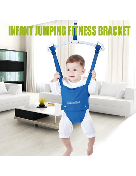 Conjunto de Saltadores y Columpios para Bebés Rosa - 6 a 24 Meses