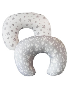 AOKLEY Fundas de Almohada de Lactancia 2 Piezas Suaves