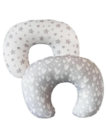 AOKLEY Fundas de Almohada de Lactancia 2 Piezas Suaves