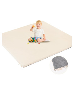 Alfombra de Juego Acolchada PIIKAGO 121.92x121.92 cm Beige