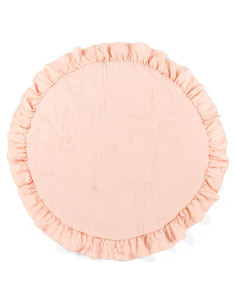 Alfombra de Juego Redonda Lush Decor 91.44 cm Rosa Suave