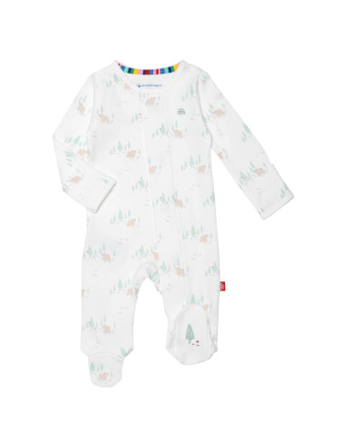 Pijama de Pie Magnético Bebé Magnetic Me 100% Algodón Orgánico 3-6M