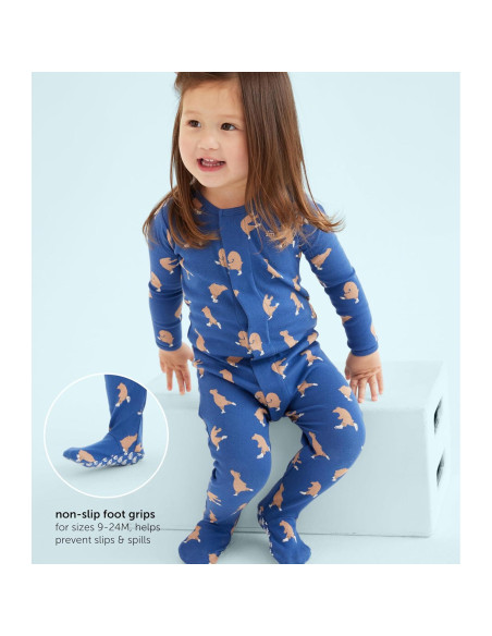 Pijama de Pie Magnético Bebé Magnetic Me 100% Algodón Orgánico 3-6M