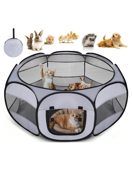 Cercado Portátil para Animales SHAOXING 109x99cm Transpirable