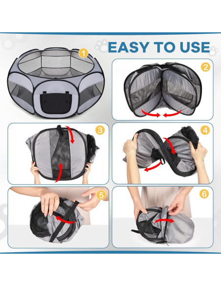 Cercado Portátil para Animales SHAOXING 109x99cm Transpirable