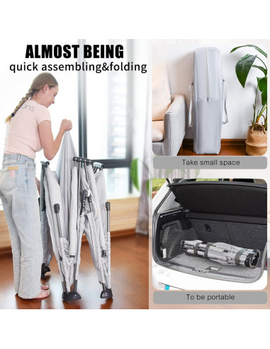 Parque Infantil Plegable iTiLike 150x150 cm con 50 Pelotas