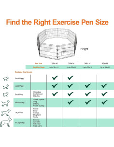 Parque para Perros PJYuCien Plegable 8 Paneles 61cm con Almohadilla 2