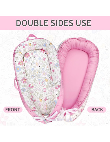 Funda de Reemplazo para Lounger de Bebé Morado 49.8x81.5cm