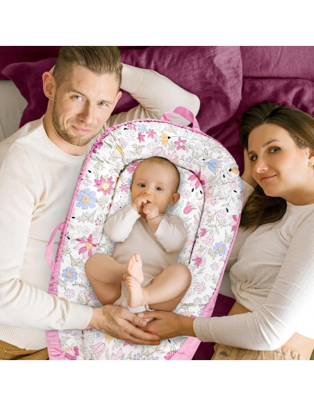 Funda de Reemplazo para Lounger de Bebé Morado 49.8x81.5cm