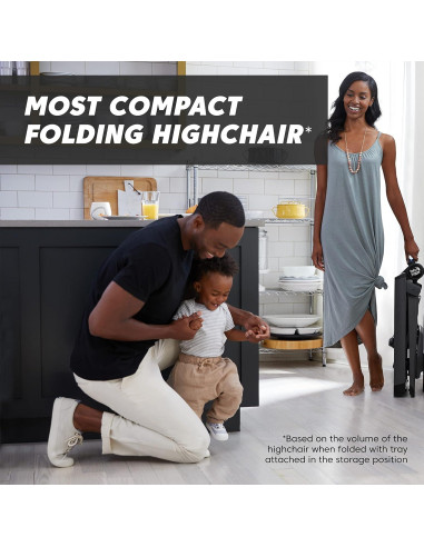 Silla Alta Plegable City Bistro Baby Jogger Grafito 18 kg
