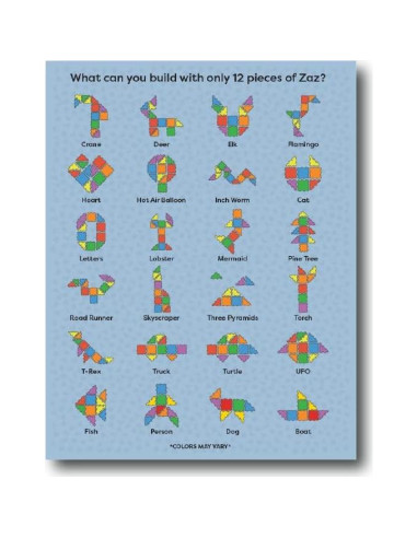 Juego de Bloques Magnéticos ZAZ - Set Inicial 12 Piezas