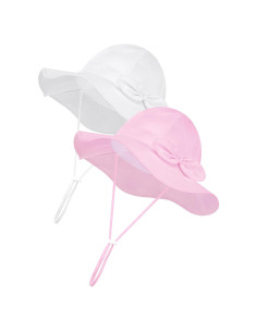 Sombrero de Sol Cooraby para Niña 6-24 Meses UPF 50+ Ajustable