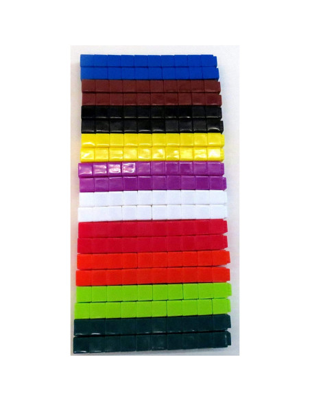 Cubos de Matemáticas Hand2mind UniLink 500 Piezas 1.9 cm