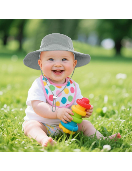 Sombrero de Sol para Bebé DXGSHSA UPF 50+ 2 Paquetes