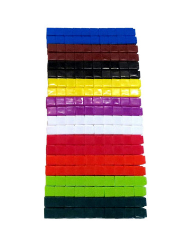 Cubos de Matemáticas Hand2mind UniLink 500 Piezas 1.9 cm
