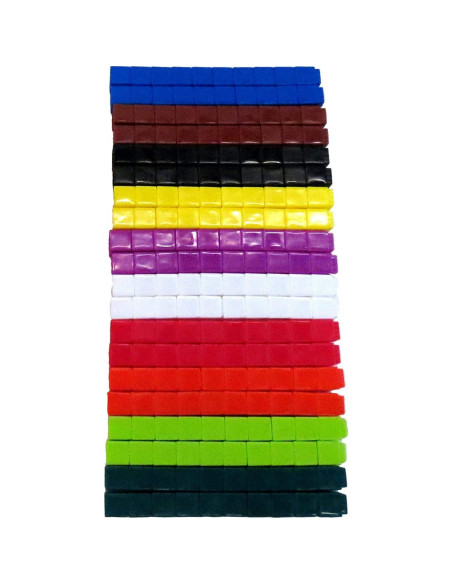 Cubos de Matemáticas Hand2mind UniLink 500 Piezas 1.9 cm