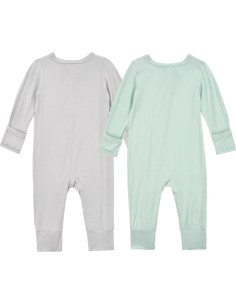 Pijama Sin Pies Aablexema para Bebé 6-12 Meses Rayón Bambú 2