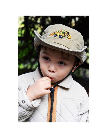 Sombrero de Sol Safari para Niños Caqui UPF 50+ 2-8 años