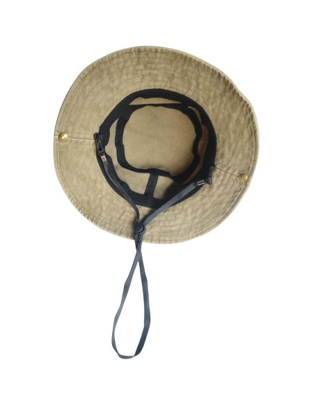 Sombrero de Sol Safari para Niños Caqui UPF 50+ 2-8 años