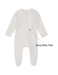 Pijama de pies Aablexema algodón orgánico 0-12 meses 2